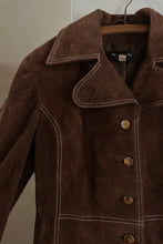 1960's CHOCOLATE SUEDE WESTERN STITCH JACKET