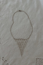 1990's DELICATE 925 STERLING SILVER BALL BIB CHAIN