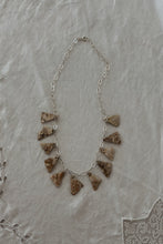 1990's 925 ITALIAN STERLING SILVER + SHELL CHARM CHAIN