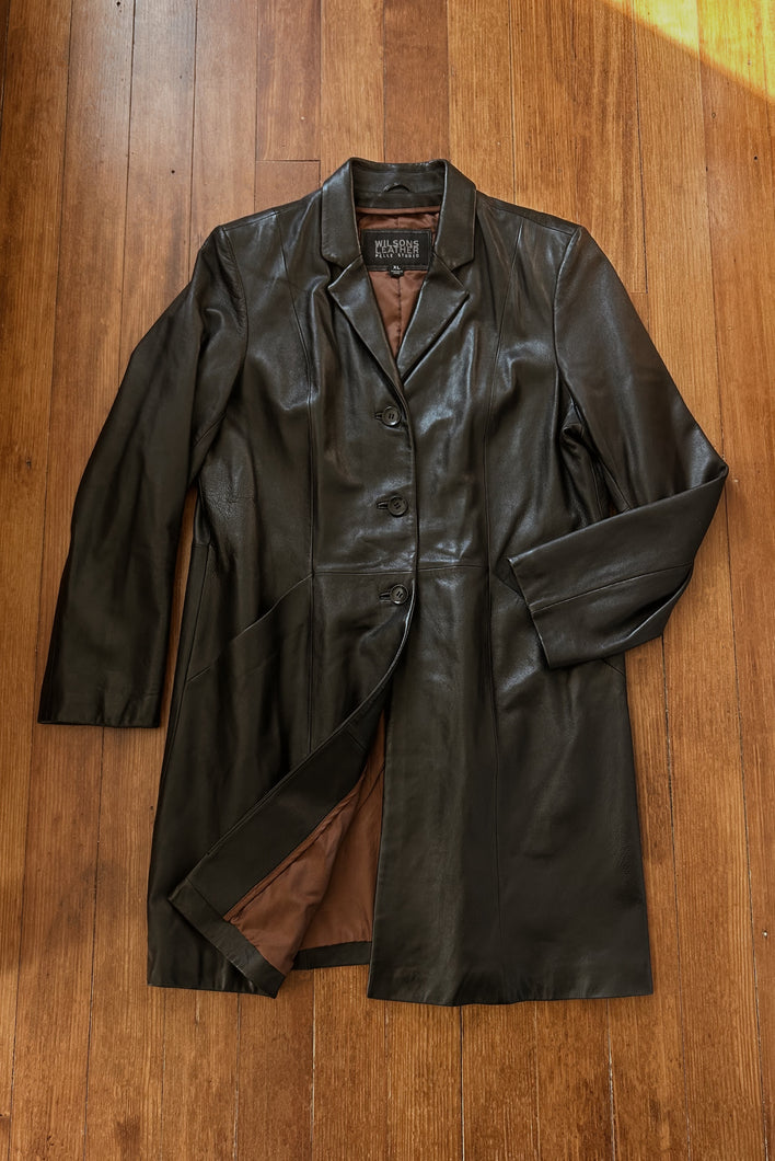 1990's BUTTERY SOFT BLACK LEATHER JACKET | SIZE L