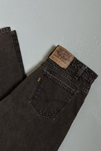 EARLY 1990's LEVI'S WASHED BLACK CLASSIC 505 ORANGE TAB DENIM | SIZE 30