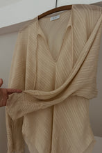 1970's MUNEY NEW YORK SHEER SILK PEASANT BLOUSE | SIZE M