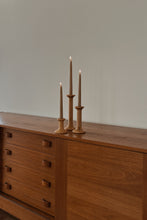 MID CENTURY MACO ITALIAN BEECH CANDLE HOLDERS