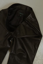 Y2K BLACK SIENA LAMBSKIN KICK FLARES | SIZE 27