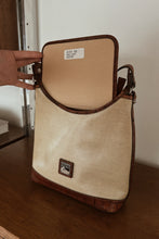 1990's DOONEY & BOURKE CROC EMBOSSED HOBO BAG | 11" x 10" x 3.5"