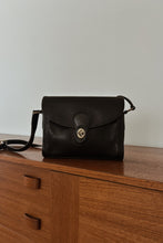 1980's COACH BLACK LEATHER DEVON BAG