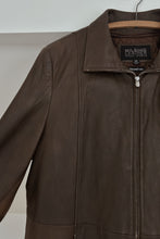 1990's WILSONS PELLE CHOCOLATE LEATHER JACKET | SIZE XXL