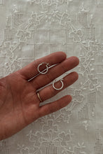 1980's 925 STERLING SILVER HOOPS