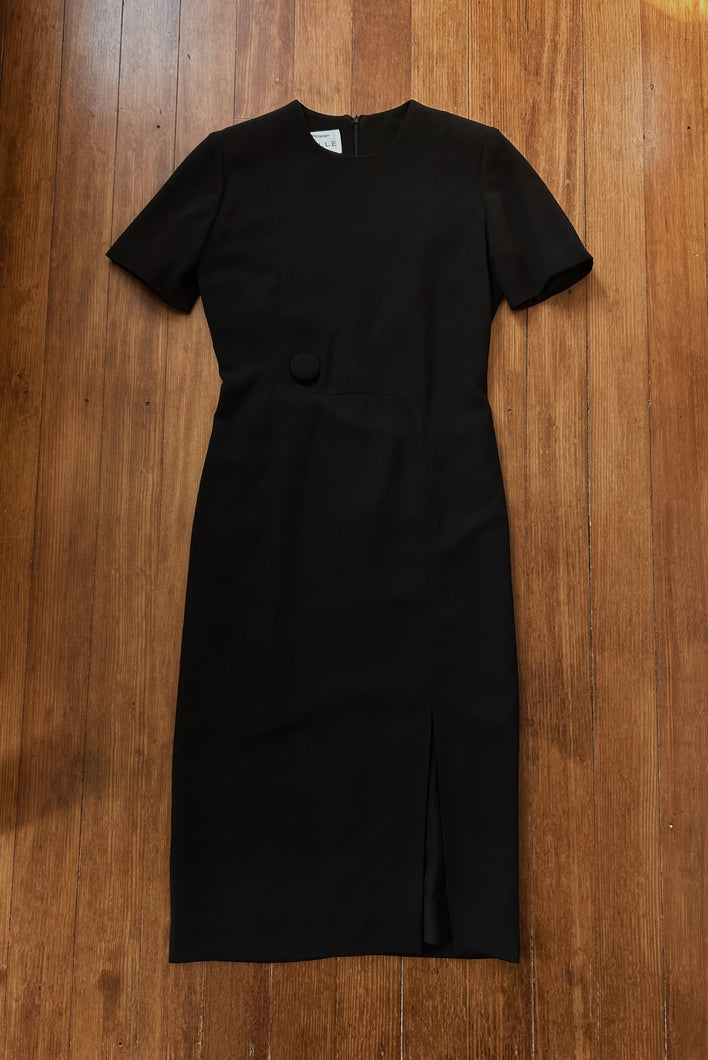 1990's MINIMAL YIN MIDI DRESS | SIZE S