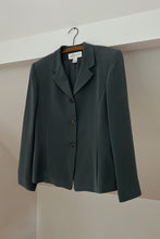1990's PURE SILK JONES SOFT TEAL BLAZER | SIZE M