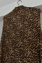 1990's CLIO RAYON LEOPARD TANK | SIZE M/L