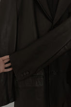 1990's CLASSIC BLACK BUTTERY SOFT LEATHER JACKET | SIZE XL/XXL