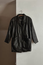 1990's WILSONS BLACK LEATHER JACKET