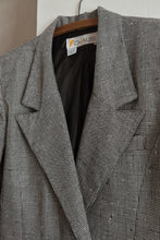 1980's TWEED HOUNDSTOOTH BLAZER