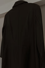 1990's DARK CHOCOLATE LAMBSKIN JACKET | SIZE M