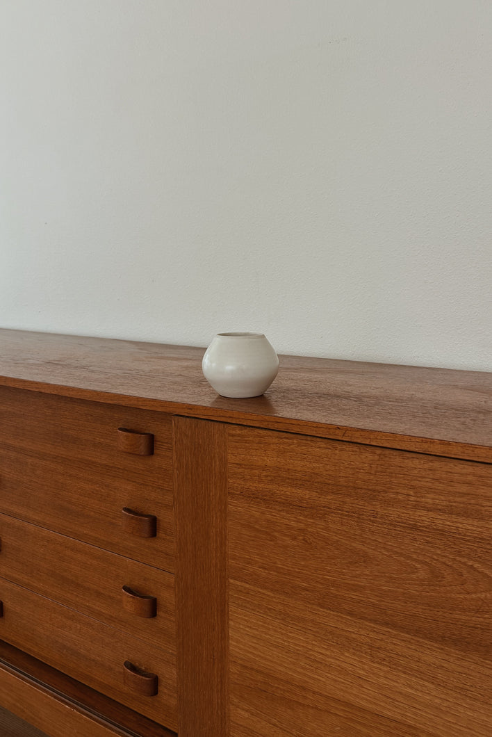 1980's GLAZED CERAMIC POT | 4