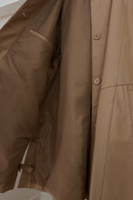 1990's CAMEL LEATHER JACKET | SIZE XL/XXL