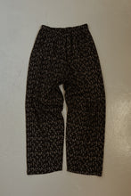 1990's NAVY FLORAL LOUNGE TROUSERS | SIZE M/L