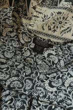 1990's J. PETERMAN BATIK COTTON WRAP TIE SUMMER DRESS | SIZE S/M