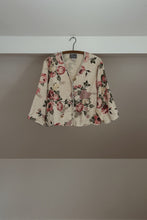 1980's PURE LINEN FLORAL BOXY SHIRT JACKET | SIZE M/L