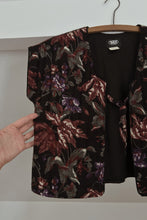 1970's QUILTED FLORAL SMOCK JACKET | SIZE S