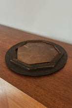 EDWARDIAN BLACK WOOD FLORAL TRIM FRAME