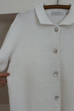 1990's CHUNKY PURE COTTON KNIT CARDIGAN | SIZE S