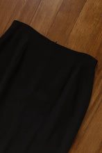 1990's MIDNIGHT WOOL PENCIL MIDI SKIRT | SIZE M