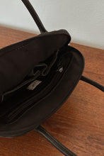 Y2K J JILL BLACK BUTTERY SOFT PATCHED LEATHER SHOULDER BAG