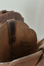 1990's ARIAT WESTERN LEATHER COWBOY BOOTS | SIZE 7.5