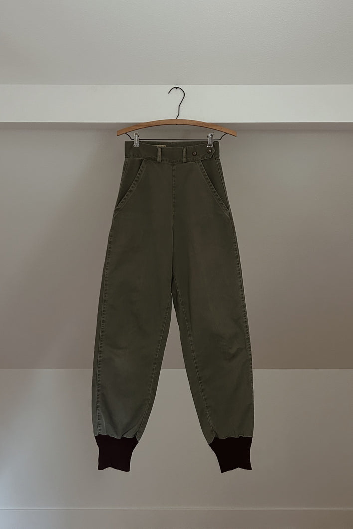 1940's MONTANA SIDE ZIP HUNTING TOGS | SIZE 25