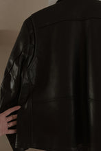 1980's CLASSIC BLACK LEATHER BIKER JACKET | SIZE M