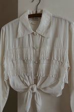 1990's FRINGE CROP RODEO SHIRT