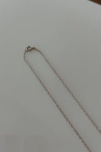 1990's STERLING SILVER LINK PENDANT ON STERLING CHAIN