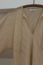 1970's MUNEY NEW YORK SHEER SILK PEASANT BLOUSE | SIZE M
