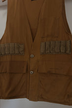 1970's GRUNGE CANVAS FISHERMAN VEST | SIZE L