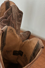1990's J B DILLON WESTERN GOAT LEATHER COWBOY BOOTS | SIZE 9