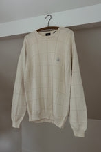 1990's IZOD COTTON GRID KNIT JUMPER | SIZE L