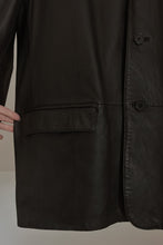 1990's CLASSIC BLACK BUTTERY SOFT LEATHER JACKET | SIZE XL/XXL