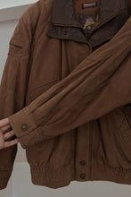 1980's CHOCOLATE HEIRLOOM SUEDE LEATHER BOMBER JACKET | SIZE L | REMOVABLE LINER