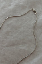 1990's CHUNKY AGATE  PENDANT ON LIQUID STERLING CHAIN