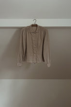 1970's PLEATED OAT PEASANT TOP | SIZE M