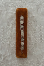 1930's RARE "PATSIE" SILVER COIN LOVE TOKEN BRACELET