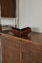 1970's BAMBOO BOX BAG | 7" x 6" x 4.5"