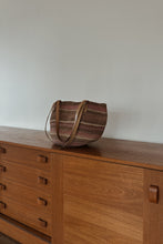 1980's SISAL + LEATHER BAG