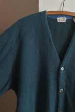 1950's TEAL KNIT COBAIN CARDIGAN