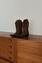 1990's J B DILLON WESTERN GOAT LEATHER COWBOY BOOTS | SIZE 9
