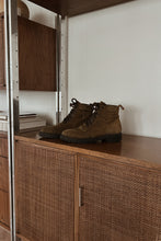 RARE INKERMAN OLIVE SUEDE HIKER BOOTS | SIZE 9