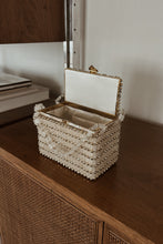 1950's RARE DELILL BEADED BOX BAG | 6.5" x 5" x 3.5"