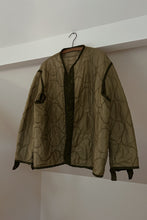 1970's M-65 OLIVE QUILTED FIELD LINER | SIZE L
